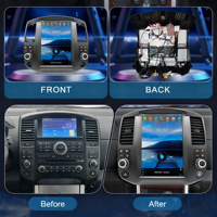 Lecteur multimédia Android Auto Navigation Car-play avec écran tactile de 12,1 pouces pour Nissan Pathfinder Navara 2008 2012
