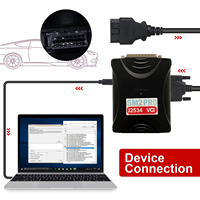 Programmeur ECU Sm2 Pro J2534 Vci Flash 67 en 1 Instrument de diagnostic informatique automobile de banc PCM