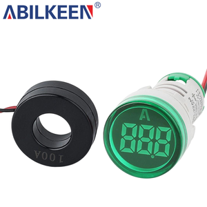 22mm Digital Ammeter Panel <strong>Meter</strong> 0-10A AC Current Indicator Light LED Display <strong>Ampere</strong> <strong>Meter</strong> for Electrical Control Cabinet - Product Image 2