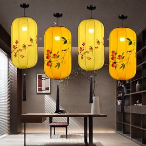 Đèn lồng <span class=keywords><strong>LED</strong></span> vải phong cách Trung Hoa Đèn treo đầy màu sắc cổ điển cho bữa tiệc ngày lễ - Product Image 5