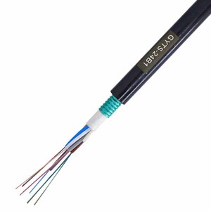 ท่อเติมสารประกอบน้ำบล็อกระบบออกเปลือก GYTS SM มิลลิเมตร24 48 72แกนโรงงานสายเคเบิลใยแก้วนำแสง - Product Image 3