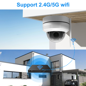 กล้องโดม PT ขนาดเล็ก 8MP 4K 2 นิ้ว พร้อม Wifi รองรับ 2.4G/5G  ระบบติดตามอัตโนมัติ  รองรับเสียงสองทาง  มาตรฐานกันน้ำ IP66  วัสดุโลหะ  หน่วยความจำ 256G  ฟังก์ชั่นตรวจจับคน/ยานพาหนะ - Product Image 3