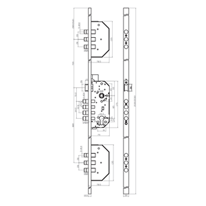 גבוהה אבטחה אירופאית סגנון 3201b morסקיה 3 דלת מנעול גוף מנעול דלת עץ - Product Image 5