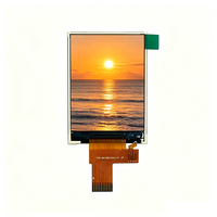 Layar IPS 2.4 Inci 240x320 450 Nits LCD Display IC Driver ST7789V SPI 10 Pin Modul LCD TFT Dengan Panel Sentuh CTP Opsional