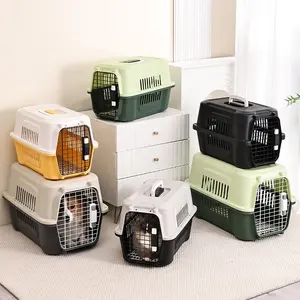 핫 세일 항공사 승인 고양이 여행 캐리어 가방 큰 크기 애완 동물 에어 캐리어 케이지 고양이 애완 동물 운송 상자