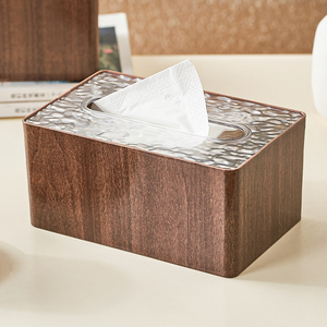 UFORU Boîte <span class=keywords><strong>à</strong></span> mouchoirs carrée de bureau moderne et polyvalente sur mesure pour le bureau - Product Image 1