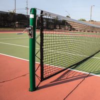 Poteau de filet de tennis à hauteur réglable pour la polyvalence de l'entraînement