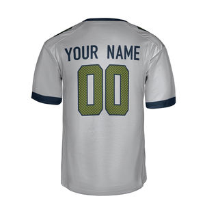 Maillot de football américain à manches courtes imprimé par sublimation personnalisé de haute qualité, service OEM, dernier style - Product Image 2