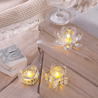 Bougie LED en plastique en forme de cœur 3D, à piles, faite à la main, finition mate, pour les anniversaires et la Saint-Valentin, décoration de la maison