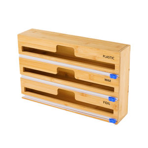 Distributeur automatique de rouleaux de papier aluminium, fournitures de cuisine et ménage, en aluminium de bambou, avec fraise, vente en gros, 2022 - Product Image 3