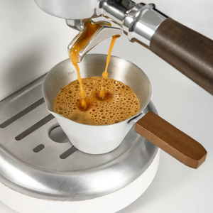 100ml Eco-Friendly <b>Espresso</b> Measuring <b>Cup</b> Stainless Steel with V-Shaped Spout and Mouth Pouring Shots for Home Use - Product Image 4