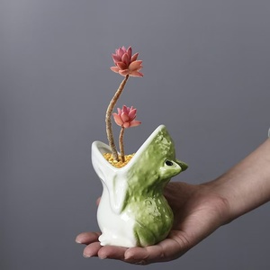 M creatividad Boca Grande <span class=keywords><strong>Rana</strong></span> <span class=keywords><strong>maceta</strong></span> Animal <span class=keywords><strong>maceta</strong></span> hogar jardinería decoración suculenta <span class=keywords><strong>maceta</strong></span> dibujos animados <span class=keywords><strong>rana</strong></span> en forma <span class=keywords><strong>de</strong></span> <span class=keywords><strong>maceta</strong></span> - Product Image 3