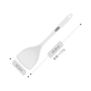 Spatule en silicone antiadhésive, résistante à la chaleur, de qualité alimentaire, cuillère de cuisine réutilisable - Product Image 2