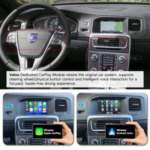 S60 V40ชุดอินเทอร์เฟซโมดูลถอดรหัสอัตโนมัติสำหรับรถวอลโว่ S90 V90แอ็ปเปิ้ลคาร์เพลย์ไร้สาย XC90 XC60 - Product Image 4