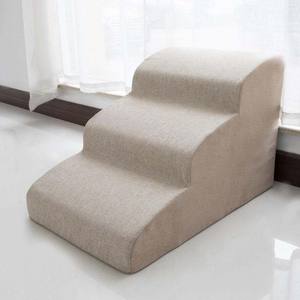 Offre Spéciale portable 3 marches rampes <span class=keywords><strong>pour</strong></span> chiens en mousse <span class=keywords><strong>pour</strong></span> animaux de compagnie escaliers marches antidérapantes échelles <span class=keywords><strong>pour</strong></span> animaux de compagnie en plein air - Product Image 1