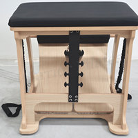 Chaise de Pilates Wunda en bois d'érable canadien stable et portable avec ressorts importés