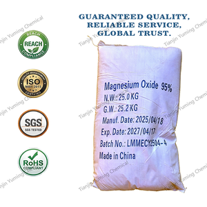 Polvo de Óxido de <span class=keywords><strong>Magnesio</strong></span> (MgO) 95% Ligeramente Quemado, Agente de Vulcanización para Caucho CR, CPE, Fluororubber, Cable, PVC, Retardante de Llama - Product Image 1