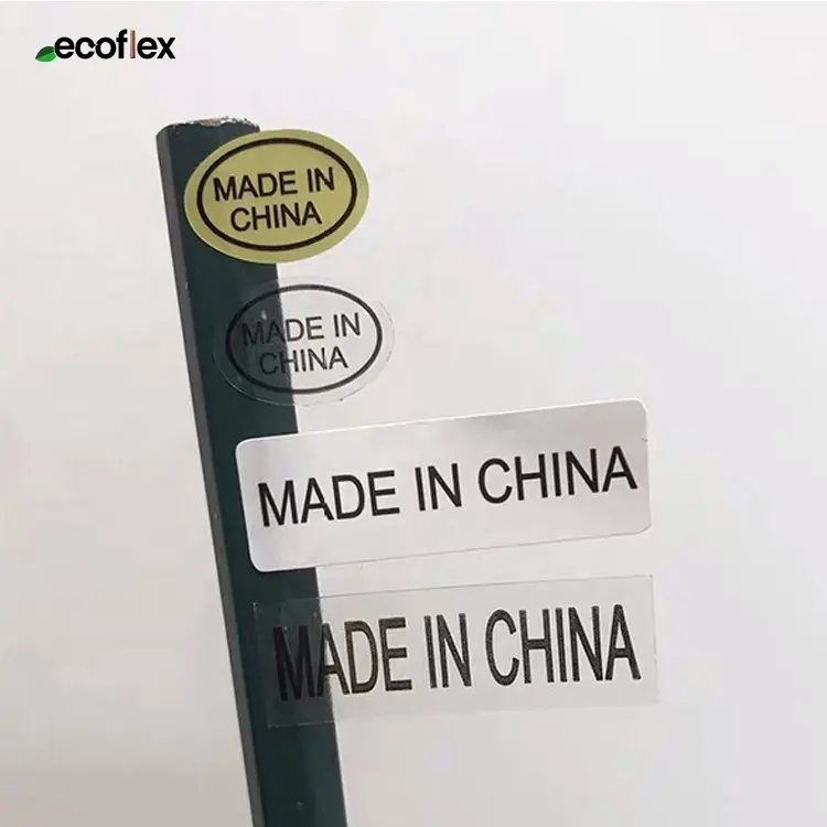 Berbagai Desain Ukuran dan Warna Dibuat Di Stiker Label Cina