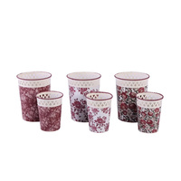 Jardinière 3 pièces en fer floral vintage européen finition enduite de poudre argenterie rangement balcon jardin inspiré maison du vieux monde
