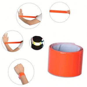 Custom <b>Slap</b> <b>Band</b> Reflective Advertising PVC <b>Slap</b> Wrist <b>Bands</b> Wrap Bracelet With Logo - Product Image 5