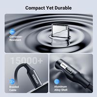 UGREEN USB C auf 3,5mm Audio adapter Typ C auf Kopfhörer Aux Jack Dongle 24Bit/96kHz HiFi DAC Geflochtenes Kabel