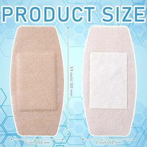 Grand pansement adhésif en silicone pour peaux sensibles, emballage en vrac pour personnes âgées, retrait indolore du silicone - Product Image 4
