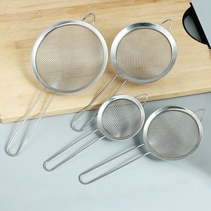 Đa Chức Năng 60 # Thép Không Gỉ Nhựa Skimmer Dày Sữa Đậu Nành Lọc Lưới Chiên Giỏ Bột Sàng Cho Nhà Bếp - Product Image 3
