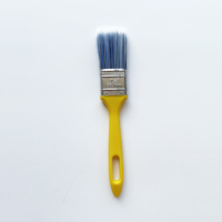 Vente en gros de pinceaux à puce de qualité bricolage personnalisables pinceaux de peinture murale à manche en plastique pour polir-Support OEM