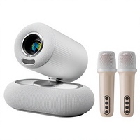Nouveau modèle 2025, système Android 13, projecteur CRT 1080P à mise au point automatique, mini avec deux microphones