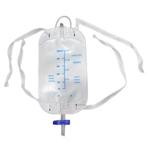 Leg Bag Large 500ml Urine Collection Bag <b>Adjustable</b> <b>Strap</b> For Middle Aged And Elderly PVC Material - Product Image 5
