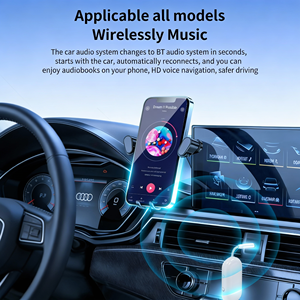 Émetteur FM stéréo mains libres GXY DSP avec AUX 3,5 mm et chargement USB, compatible avec voiture, tablette et PC - Product Image 2