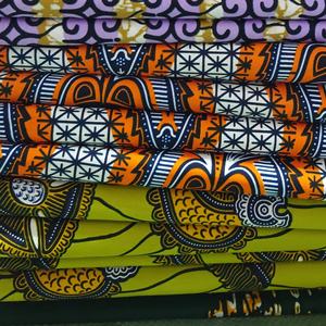 <span class=keywords><strong>Vente</strong></span> chaude 2026 Véritables tissus africains Imprimé wax Ankara 100% Coton Pagnes pour Femme Tissu Africain <span class=keywords><strong>Pagne</strong></span> - Product Image 4