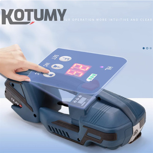 เครื่องมัด V1/V2/V3ไฟฟ้าสำหรับสาย PET 13-16มม. อุปกรณ์บรรจุภัณฑ์อัตโนมัติแบบพกพาเครื่องละลายน้ำร้อนจอแสดงผลดิจิตอล - Product Image 2