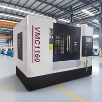 Máquina CNC de Alta Precisión 1160 VMC de 3, 4 y 5 Ejes con Husillo BT40, Sistema Fanuc, GSK, Mitsubishi para Producción de Piezas de Automóviles y Fabricación de Moldes