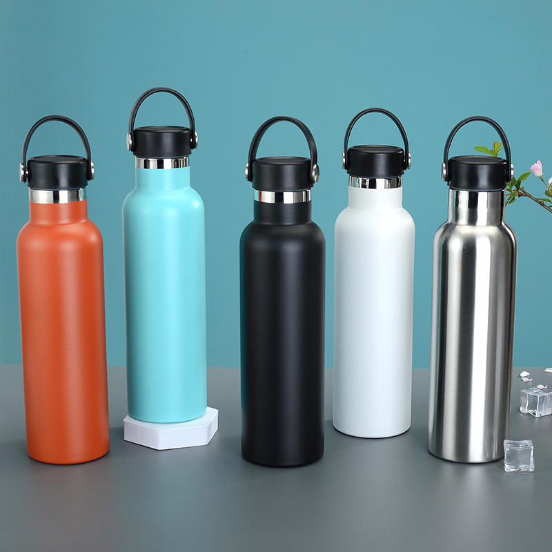 Factory Wholesale 600ml Double Wall Stainless Steel Vacuum Water Bottle ...
