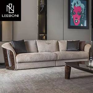 Blanco moderno sala de estar sofá conjunto de muebles sofá de diseño <span class=keywords><strong>italiano</strong></span> Foshan sofá de lujo sala de estar muebles conjunto - Product Image 3