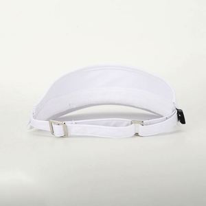BSCI Factory Wholesale Custom Embroidery Logo Outdoor Sport Rope Visor <b>Hat</b>,Sun Uv Protection Quick Dry White Visor Golf Cap - Product Image 5