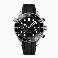 Vente directe d'usine Haima 300 Montre mécanique entièrement automatique pour homme avec bracelet en acier inoxydable, aiguilles, résistance à l'eau 300m, plongée