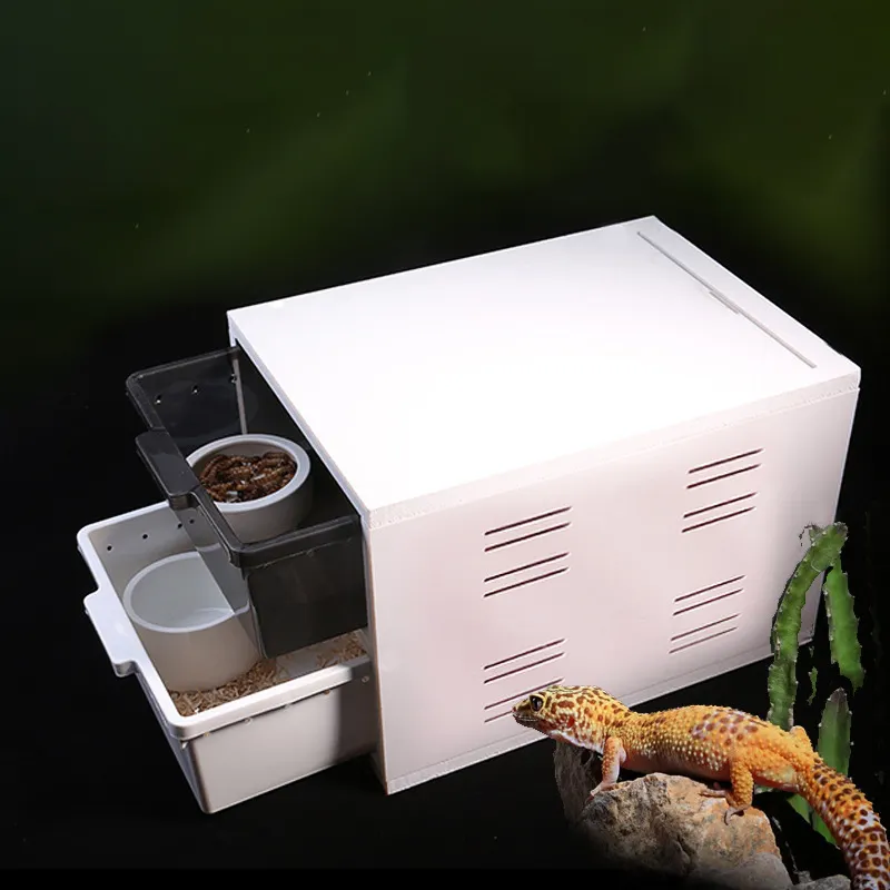 PVC Winter Thermal Insulation Heating Reptile Breeding Box Scorpion Snake Lizard Multi-Grid Crawling Pet Reptile Breeding Box