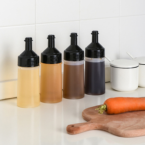 Bouteille à condiments de cuisine avec bouchon, ketchup, mayonnaise, <span class=keywords><strong>moutarde</strong></span>, huile d'olive, bouteilles en plastique à presser pour la salade et l'utilisation en cuisine - Product Image 3