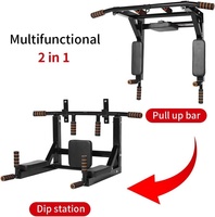 ONESTARSPORTS # Trend Heavy Indoor Home Fitness Torre de potencia montada en la pared Pull up Chin up Bar para ejercicio Material de metal de acero