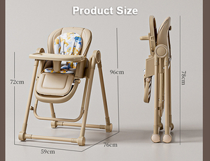 Silla Multifuncional para Bebé Directo de Fábrica, Silla Plegable para Bebé, Silla Mecedora, Silla de Comedor para Niños - Product Image 6