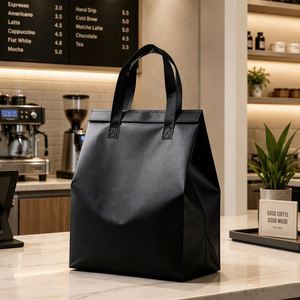 Sac isotherme réutilisable en non-tissé avec logo personnalisé, sac écologique pour la livraison de nourriture, sac pour restaurant, prix de gros - Product Image 2