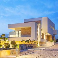 Villa en structure acier préfabriquée de style européen
