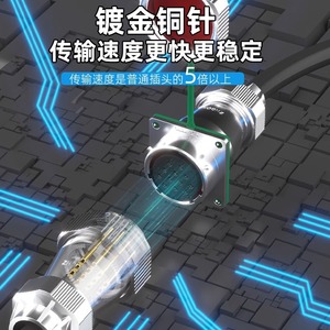 WY WY24 Aviation Plug Connector 2 Pin Zinc Alloy IP67 Waterproof Plug And Socket For Cable Connection - Product Image 4