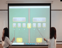 Tableau blanc interactif infrarouge portable de haute précision écran tactile intelligent carte intégrée pour équipement éducatif e-learning