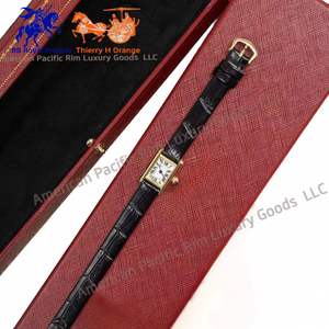 Relojes de Cuarzo de Lujo para Mujer, de Alta Calidad, Vintage, Rectangulares, con Correa de Cuero, Esfera Blanca, Acero Inoxidable 316L, para Moda y Negocios - Product Image 1