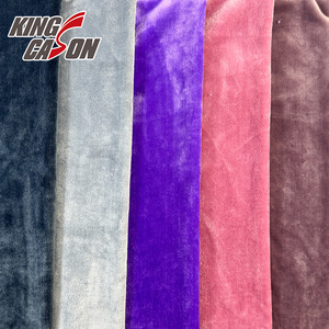 Tissu en flanelle double face uni, 100 % polyester, doux pour la peau, chaud et confortable, personnalisable en couleur par l'usine Kingcason, pour vêtements - Product Image 2