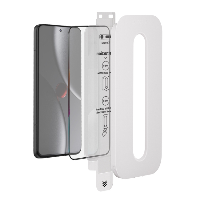 Full Glue 9H Anti Scratch Dust-free Easy Installation Kit Applicator Phone Tempered Glass Screen Protector for Xiaomi Turbo 3 4