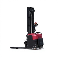 Gerbeur électrique sur pied 1,5 tonne 3,5 m avec mât en acier en deux sections, couleur personnalisée, kits de mise à niveau complets pour batterie et accessoires